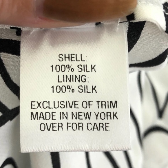 Kimora Lee Simmons Silk Blouse Open Back Sz 2 NWT - Picture 11 of 12